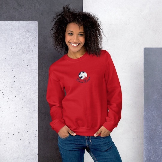 unisex-crew-neck-sweatshirt-red